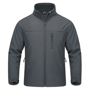 Nouvelle mode, vêtements décontractés, vestes softshell personnalisées pour hommes, style streetwear, saison hivernale, tissu softshell, OEM - Product Image 2