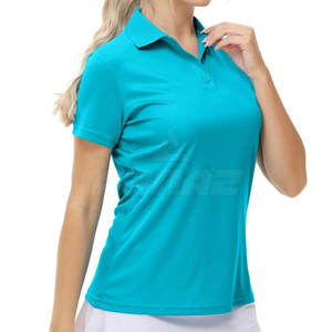 Polo de mujer de precio bajo de tamaño adulto Diseña tu propio Polo de mujer, ropa cómoda, Polo ligero de mujer - Product Image 3