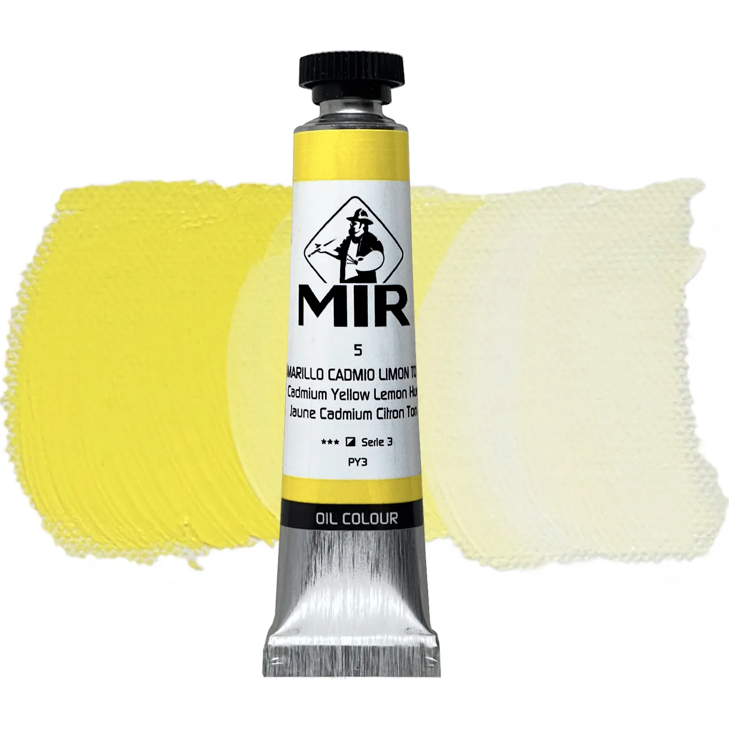 Peinture à l'huile exfoliine, CADMIUM, jaune, citron, artisanat d'art et Tube de bricolage de 20ml