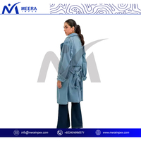 Vente en gros Veste Femme Dames Veste Coupe-Vent en Denim Surdimensionné pour Femme Manteau en Jean Long pour l'Automne Veste en Jean