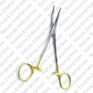 เครื่องมือผ่าตัดแบบโค้ง รุ่น TC Artery Forceps ผลิตจากเหล็กกล้าไร้สนิมคุณภาพสูงของ RAICES Enterprises พร้อมหัวทังสเตนคาร์ไบด์ ได้รับการรับรองมาตรฐาน CE - Product Image 3