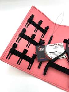 Kit de herramientas de alicates de extensión de cabello de acero inoxidable de grado quirúrgico con logotipo personalizado superventas al por mayor negro mate - Product Image 2