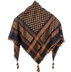 Bufandas de lana étnicas musulmanas bufanda Shemagh árabe Unisex Imam Masjid turbante árabe tradicional Floral Jacquard cabeza Hijab rezando - Product Image 4