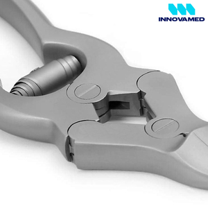 Coupe-ongles de podologie professionnel pinces en porte-à-faux fortes outil de tranchant droit en acier inoxydable doigt exact/ongles - Product Image 6