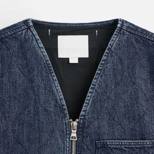 Chaqueta de mezclilla personalizada para hombre con estilo minimalista adecuada para looks casuales e inteligentes diarios - Product Image 5