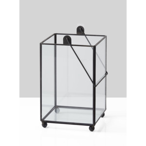 Vente en gros de bougeoirs modernes en métal noir et en verre, bougeoirs votifs et à pilier, impression 1 couleur, faits à la main, centre de table pour la maison, mariage, emballés dans une boîte - Product Image 4