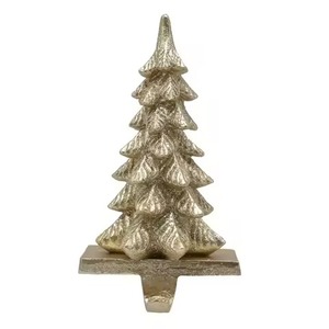 Soporte de media de Metal con patrón festivo para gancho de hierro impreso de Navidad para medias colgantes y adornos - Product Image 6