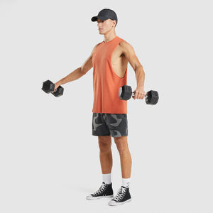 Débardeur d'entraînement sportif sans manches en maille respirante et sans couture grande taille pour hommes débardeur avec logo personnalisé en spandex - Product Image 6