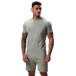 Camisetas de algodón para hombre, camiseta de verano, camiseta de tendencia de gran tamaño, camiseta de ajuste Regular de Color sólido para hombre - Product Image 1