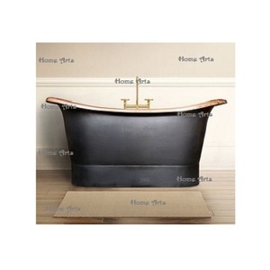 Bañera de Cobre de Diseño Admirable con Patas de Latón, Bañera de la Mejor Calidad, Tamaño y Forma Personalizados, Bañera al por Mayor - Product Image 6