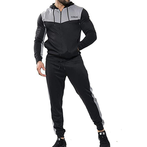 Survêtement de course tendance et durable pour les commandes en gros, survêtement pour hommes avec capuche et cordon de serrage, poches réglables, survêtement pour hommes 2026 - Product Image 1