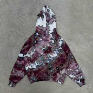 Sudadera con Capucha para Hombre, Gruesa, 500 g/m², 100% Algodón, Lavado Ácido, Gris Desgastado, Bordada, Invierno, Sin Bolsillos - Product Image 3