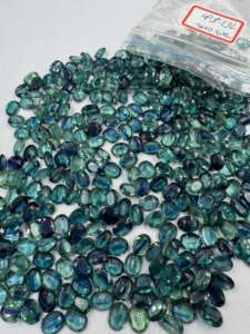 Kyanite สีครามธรรมชาติอัญมณีหลวม6x8มม. รูปไข่รูปร่างที่ไม่ซ้ำกันและสวยงาม! - Product Image 5