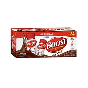 BOOST Original Ready to Drink Nutritional Drinks, Rich Chocolate, 8 Fl Oz Bottles (Pack of 24) - Product Image 1