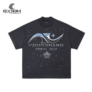 T-shirt pour homme sérigraphie vierge DTF DTG impression bouffante broderie chenille à prix abordable pour votre marque - Product Image 2