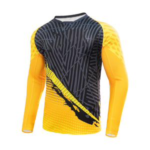 Ropa Deportiva de Carreras Transpirable de Alta Calidad, Manga Larga, Secado Rápido, Jersey de MX BMX MTB Elástico, Color y Logotipo Personalizados para Motocross - Product Image 3