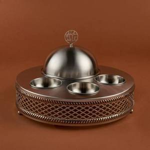 Plat à gratin en métal émaillé coloré, moderne, luxueux, durable, personnalisable, isolé, antiadhésif, pour mariage, hôtel, restauration - Product Image 3