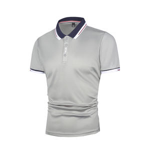 Polo de golf pour hommes de styles différents de la meilleure qualité Polo vierge en polyester de haute qualité pour hommes Quantité personnalisé col roulé OEM Anti - Product Image 2