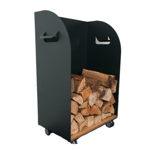 High Arrival Indoor <b>Fireplace</b> Iron <b>Log</b> Rack With Stable Structure And Modern Style Suitable For Apartment Living - Product Image 5