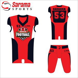 Uniformes de football américain personnalisés professionnels pour équipes, respirants, grandes tailles, manches courtes, vente en gros - Product Image 3