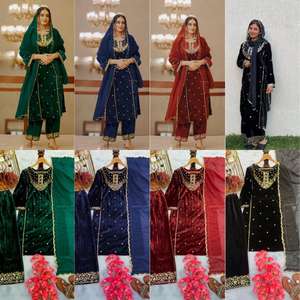 เสื้อผ้าไหมเนยคุณภาพระดับพรีเมียมพร้อมการพิมพ์ที่สวยงามและผ้าไหมเนย ผ้าไหมเนยหนักพร้อมการพิมพ์ดิจิตอลเย็บเต็มรูปแบบ - Product Image 5