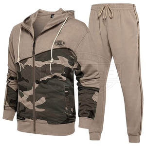 Survêtements pour hommes en coton 100% durables et légers, à capuche, décontractés, pour une utilisation en extérieur, grande taille, logo personnalisé - Product Image 1