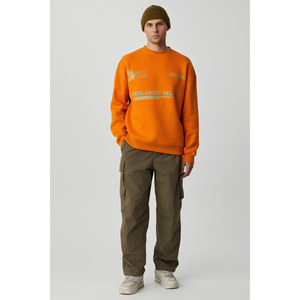 Sudadera de Algodón Orgánico para Hombre con Detalle Estampado de GRIMELANGE por CASSY - Product Image 2