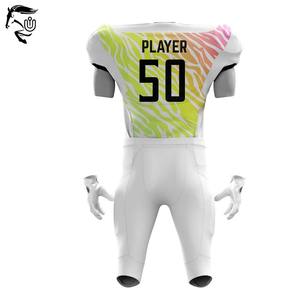 Conjuntos de uniformes de fútbol americano con logotipo personalizado 2025 | Ropa deportiva de poliéster sublimado unisex de alta calidad OEM/ODM de talla grande rápida - Product Image 3