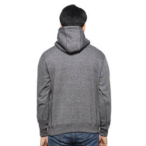 2024 vente chaude hommes Polyester coton polaire sweats à capuche couleur unie au crochet pull à capuche pull fermeture éclair hiver chaud impression 3D - Product Image 2