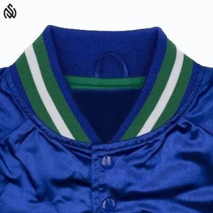 Chaqueta Universitaria de Satén de Alta Calidad, Ropa Casual Ligera, Estilo Clásico, Chaqueta Universitaria de Satén para Invierno - Product Image 3