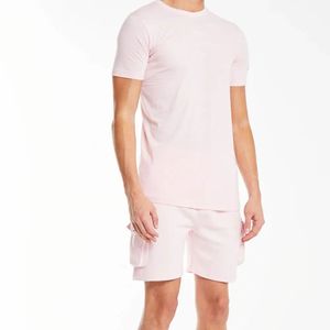 Hot Sale Product New Arrival <b>Men</b> Summer <b>Short</b> Sleeve <b>T</b> <b>Shirts</b> <b>and</b> <b>Shorts</b> Twin <b>Set</b> Contrast Color <b>Men</b> Twin <b>Sets</b> for Adults OEM - Product Image 3