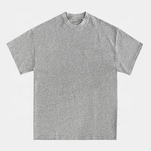 2025 à la mode surdimensionné goutte épaule qualité personnalisée poids lourd 100% coton T-Shirts pour hommes grande taille 240 grammes blanc - Product Image 6