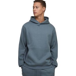 Sweat à capuche uni en molleton lourd personnalisé, 100% coton, coupe classique, streetwear, pull-over, unisexe, haute qualité - Product Image 1
