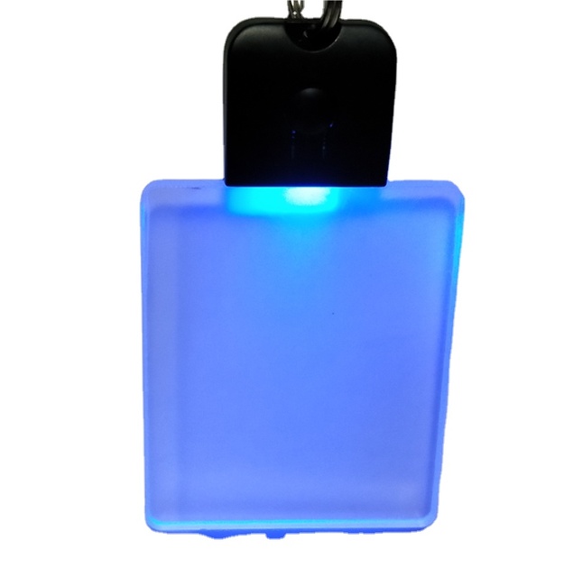 3D Led Night Light Lamp Little Small Push Button Keychain  Keyring for Holiday Gifts