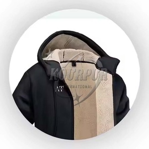 2025, superventas, chaquetas universitarias para hombre, diseño clásico, cuello levantado, transpirable, cálido, protector de talla grande, lo último en algodón 100% - Product Image 2