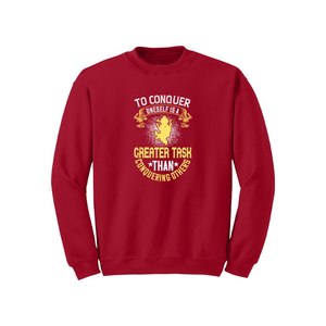 Sweat-shirt en mélange de coton avec des thèmes de bouddha imprimés Style décontracté 12 options de couleur 260-280 Placement de conception personnalisable GSM lourd - Product Image 6