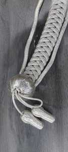 กระโปรงเอวสีเงินความยาวตามสั่งสายอกกระทะ100% ชุดพิธีการทำจากโพลีเอสเตอร์อุปกรณ์ตกแต่งเสื้อผ้าที่บ้าน - Product Image 4