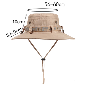Sombrero de pescador con protección UV para exteriores, unisex, versión coreana, para el sol, montañismo, ciclismo, pesca, Viajes - Product Image 3