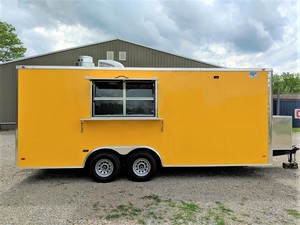 Remorque alimentaire commerciale en aluminium, camion de restauration mobile, service de restauration rapide, résistant à la rouille, pour bonbons, chips, snacks, hot-dogs, glaces - Product Image 2