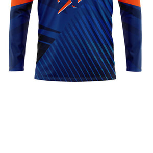 Venta caliente nuevo estilo personalizado Digital impreso 100% transpirable de punto camisas de manga larga patrón sólido sublimación - Product Image 5