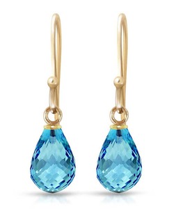 Pendientes Colgantes Vintage de Plata de Ley Hechos a Mano, con Piedras Mixtas de 5-7 mm, Engaste de Bisel, Regalo de Aniversario de Boda para Mujer - Product Image 5