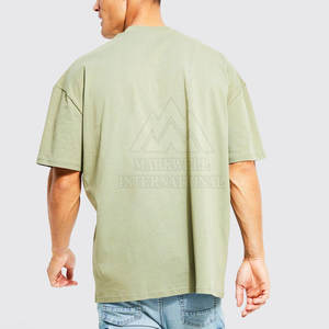Venta caliente Camiseta de gran tamaño para los hombres de alta calidad hecha en fábrica 100% algodón ajuste suelto impreso precio al por mayor camisetas de gran tamaño - Product Image 2