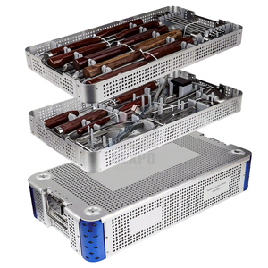 Juego de instrumentos de alta calidad para fusión intervertebral lumbar transforaminal manual de clase I, jaula de fusión PEEK TLIF y jaula cervical anterior - Product Image 1