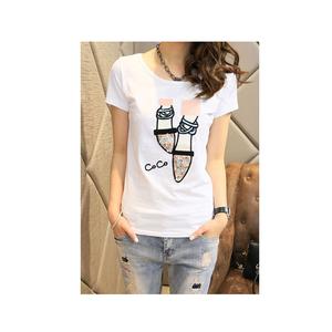 Votre propre Design Logo de marque/image gratuit personnalisé hommes et femmes bricolage coton t-shirt Tops manches courtes CasHeavy coton personnalisé - Product Image 4