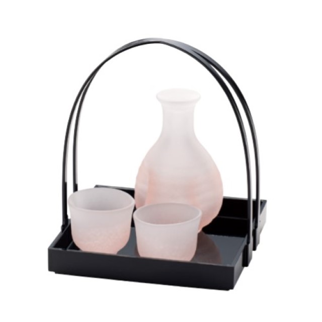 2554-TKGPF Fubuki Navire pour Boire avec Handbasket-Rose
