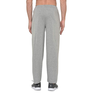 Pantalon de survêtement 100% coton confortable et élégant pour hommes Design personnalisé Anti-rides motif droit décontracté pantalon gris devant plat - Product Image 2