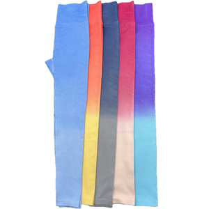 Venta al por mayor sin costuras mujeres acanalado de secado rápido transpirable correr entrenamiento gimnasio Fitness deportes Yoga Leggings - Product Image 6