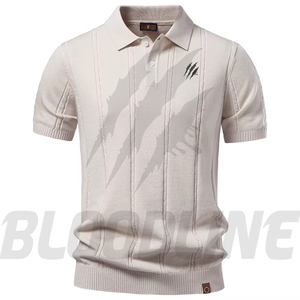 Camisa Formal de Manga Corta de Algodón para Hombre BLOODLINE INTERNATIONAL, Transpirable, de Color Sólido, con Cierre Frontal, Corte Regular - Product Image 2