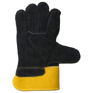 Gants de travail industriel Gants de gréement en cuir à paume unique Gants de gréement en cuir de sécurité avec coutures solides Gants de gréement durables - Product Image 6