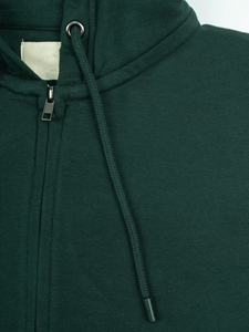 เสื้อฮู้ดน้ำหนักตัว100% สำหรับผู้ชาย, ผ้าฝ้ายทรงหลวมปักซิป & โลโก้ได้ตามต้องการ - Product Image 6